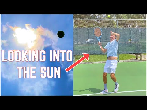 What You Can Do to Make Looking Into The Sun Less Painful When Playing Tennis