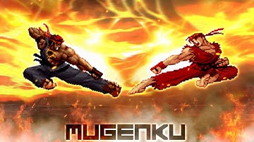 Ryu-Verse! Evil Ryu SVC vs Mystikblaze Evil Ryu. Street Fighter MUGEN Multiverse