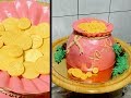 УКРАШЕНИЕ ТОРТОВ, ТОРТ МЕШОК С ЗОЛОТОМ от SWEET BEAUTY СЛАДКАЯ КРАСОТА , cake decoration