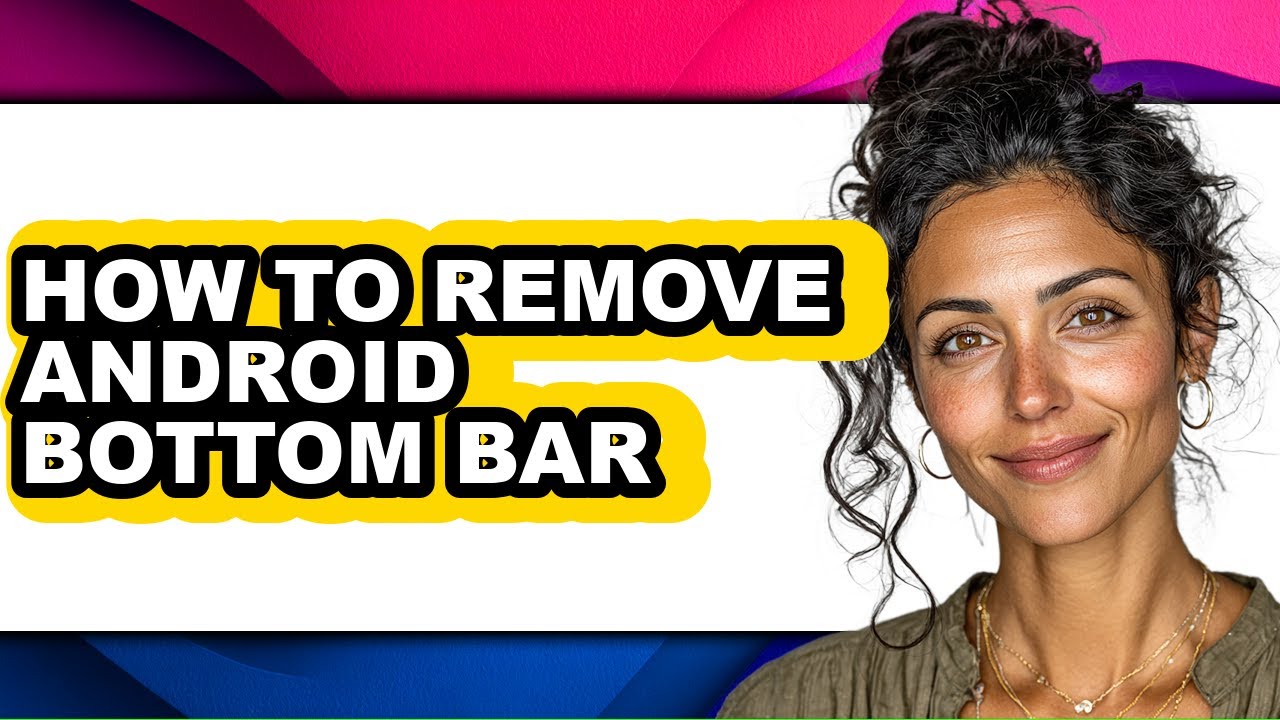 How to Remove Android Bottom Bar (easy Method) - YouTube