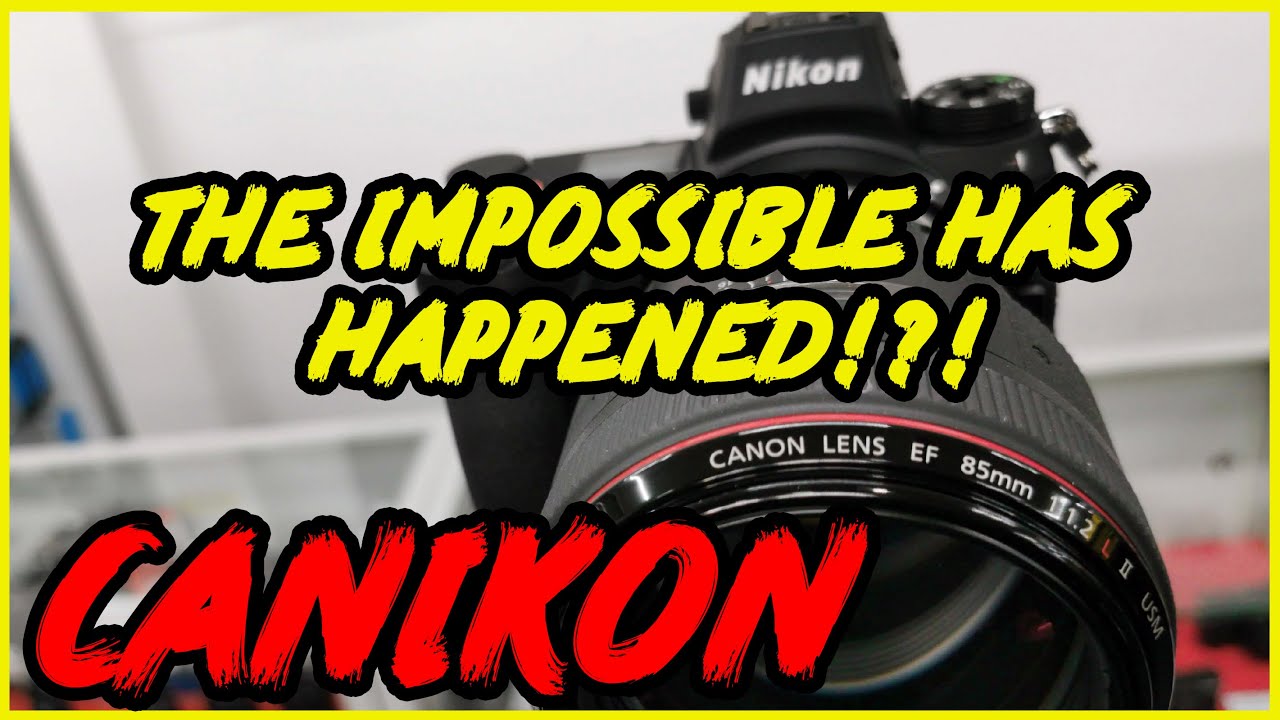 Beschrijving Verzending Zonsverduistering Canon lens on Nikon body with autofocus? Canikon? techart tze01 + sigma  mc11 - YouTube