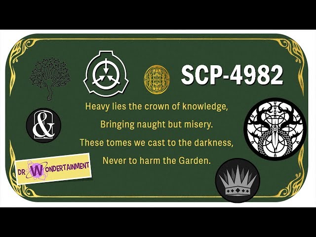 SCP-007-INT - Fascist Council of the Occult Virus, wisdom, stainless  steel, video recording