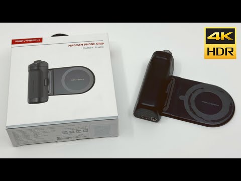 PGYTECH MAGCAM PHONE GRIP ブラック Pgytech MagCam Phone Grip Classic Black Unboxing - YouTube