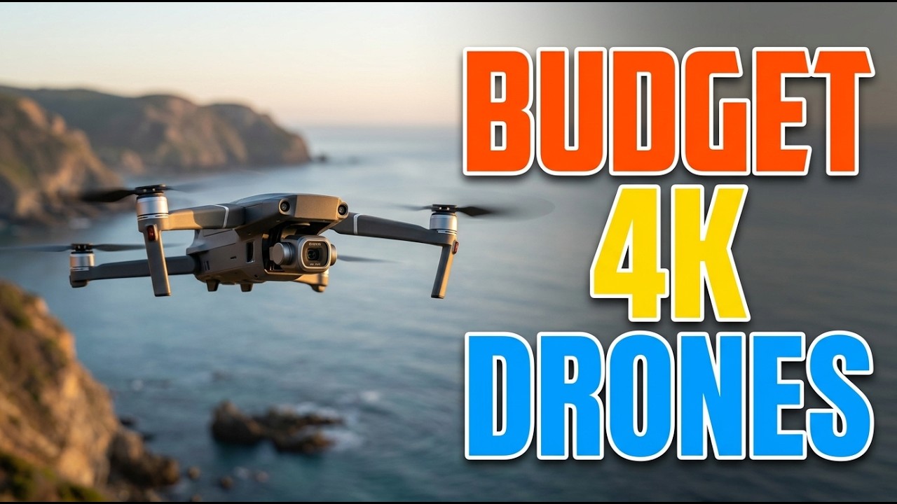 TOP 5 Best Budget Drones With 4K Camera 2026 - YouTube