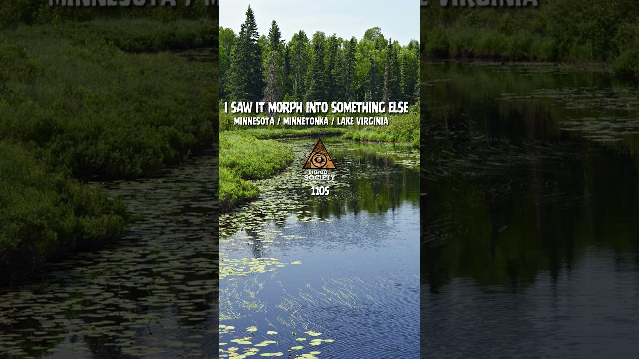 He was 8 years old when something peeked from behind a tree near Lake Virginia, Minnesota… and it