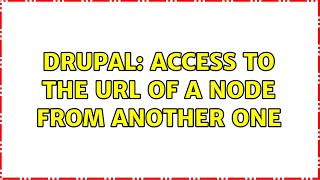Celebrity Drupal: Access to the url of a node from another one Profile