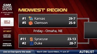 March Madness: Sweet 16 Bracket In The 2018 NCAA Tournament
