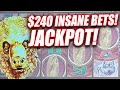 $240 BETS ON BUFFALO GOLD SLOT MACHINE WITH GRAND JACKPOT WIN!