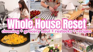 Get It All Done Cleaning Motivation Home Reset!  Grocery Haul + Meal Plan + Pantry Organization