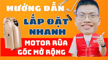 Lắp nhanh motor rùa, dễ lắp, góc mở siêu rộng, giá rẻ, cổng tự động âm sàn, tay đòn, 2 cánh, 4 cánh
