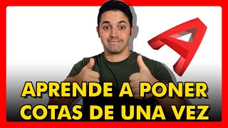 ✅ Cómo Poner COTAS en AUTOCAD [ Cómo Acotar de 11 Formas ]