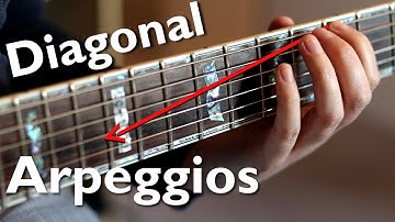 Play arpeggios all over the fretboard | Diagonal Arpeggios