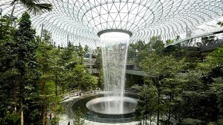 inside the new R19 billion complex at Singapore's Changi Airport - the Jewel