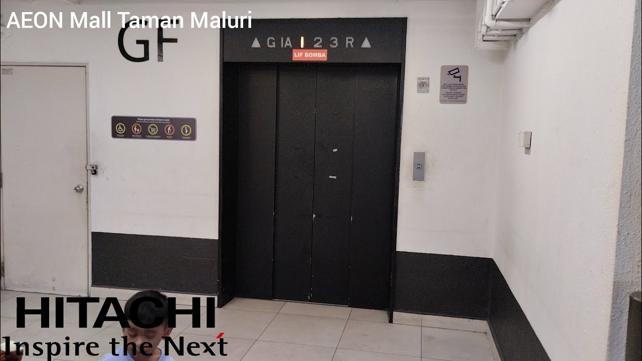 All elevator and escalator tour at AEON Mall Taman Maluri