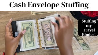 CASH ENVELOPE STUFFING |  STUFFING MY TRAVEL CASH ENVELOPES! | ROCHELLE ADAMSON BUDGETS