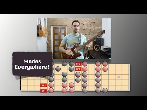Play Modes Everywhere on the Guitar Fretboard using SFS - YouTube