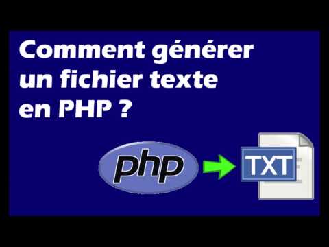 [TUTO] Créer un fichier texte en PHP