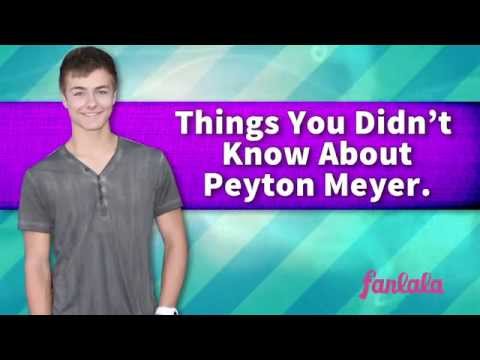 Peyton Meyer Fun Facts! - YouTube