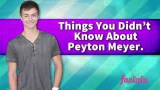 Famous Peyton Meyer Fun Facts! Wealth