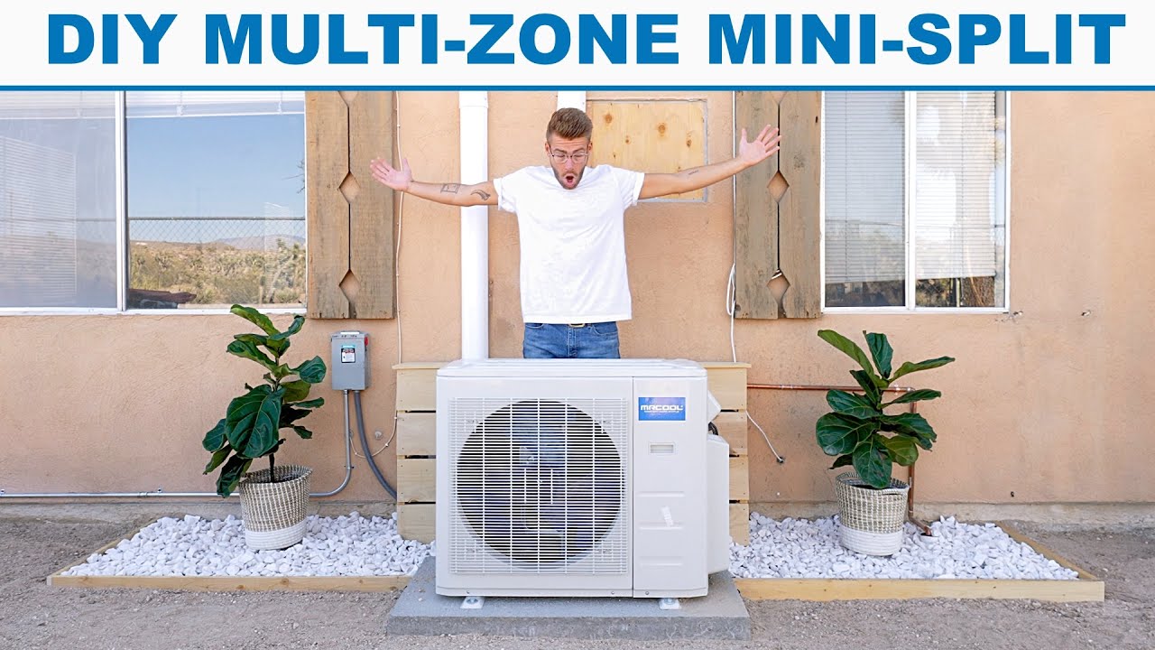 DIY Multi-Zone Ductless Mini Split AC & Heating System | MR Cool