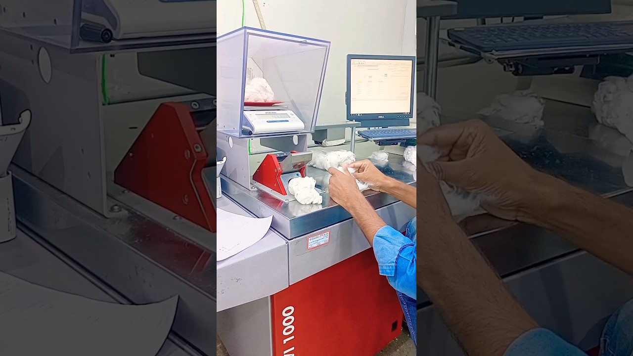 Cotton HVI Quality Checking .         