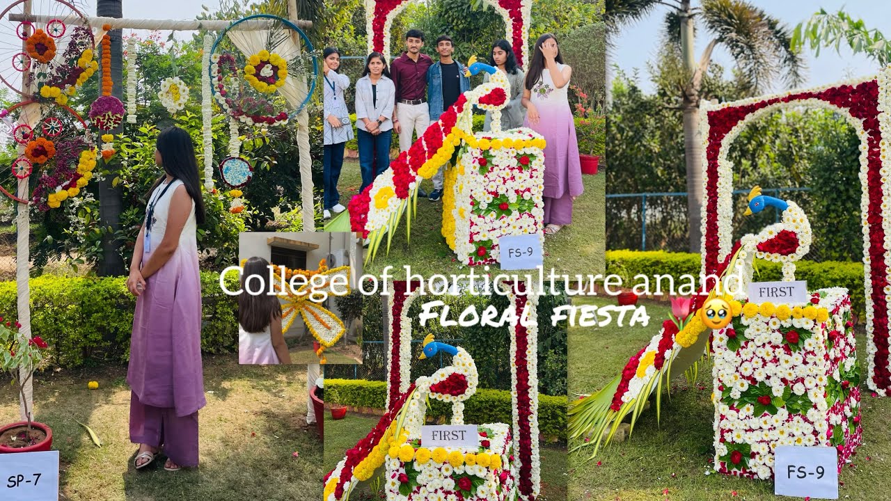 Anand agricultural university, COH ANAND FLORAL FIESTA 2k26🌷💕