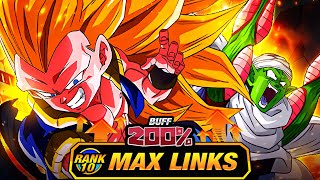 NOT A FAN!!! LEVEL 10 LINKS 100% AGL SSJ3 GOTENKS & PICCOLO! (DBZ: Dokkan Battle)