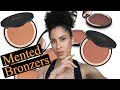 MENTED //New Matte Bronzers! - Try-on + Comparisons | kinkysweat