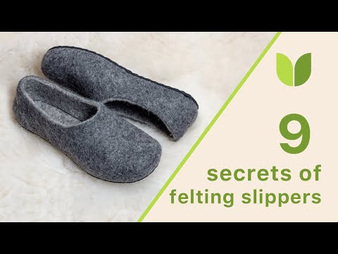 Video: Slippers, ECO WOOL