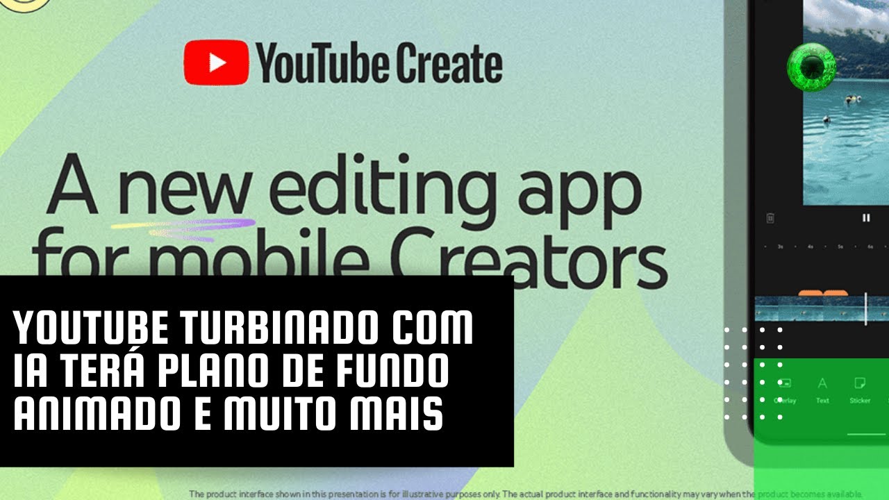 YouTube turbinado com IA terá plano de fundo animado e muito mais