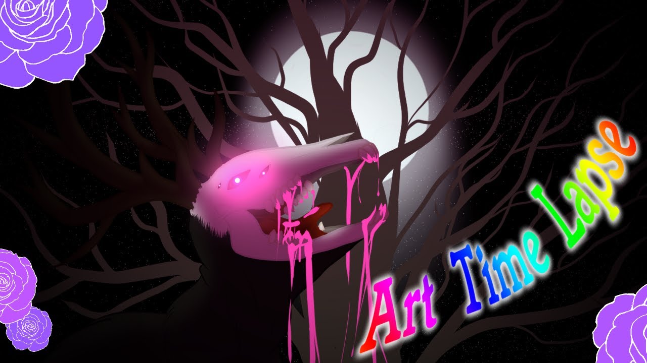 Wendigo ~ Digital Art Time Lapse