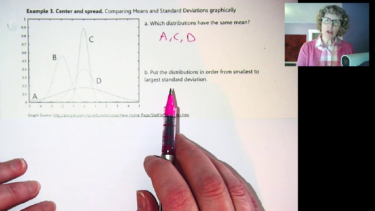 Math 243 Section 2.2.2, 2.2.7 Example 3 - Comparing Means and Standard ...