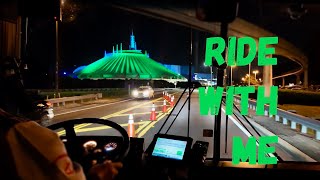 Ride With Me~Disney World Resort Bus Hopping Between Parks! 🌼 Awesome Drivers & Great Views!