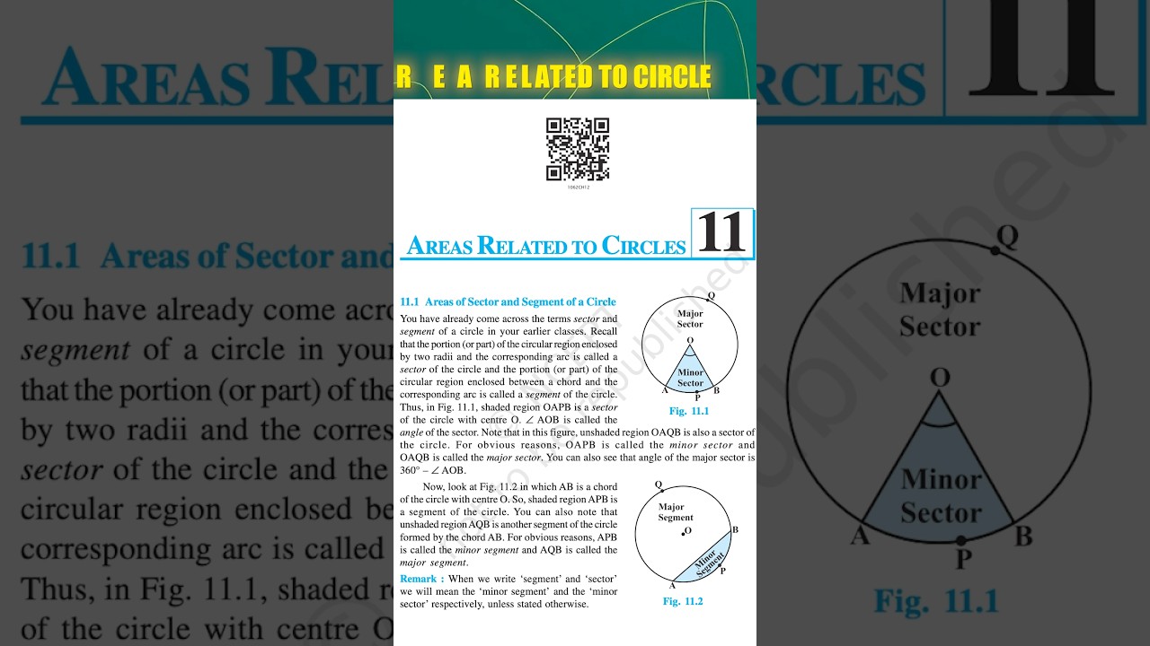 Class 10th Area Related to Circle 