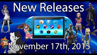 PlayStation Vita New Releases November 17th 2015 |PSVITA|