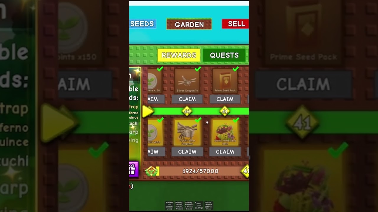 FINALLY I CAN COLLECT RAINBOW MIZUCHI from grow a garden season 1 premium pass #roblox #growagarden