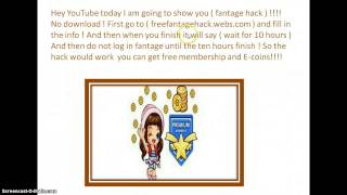 Fantage hack no downlaod !