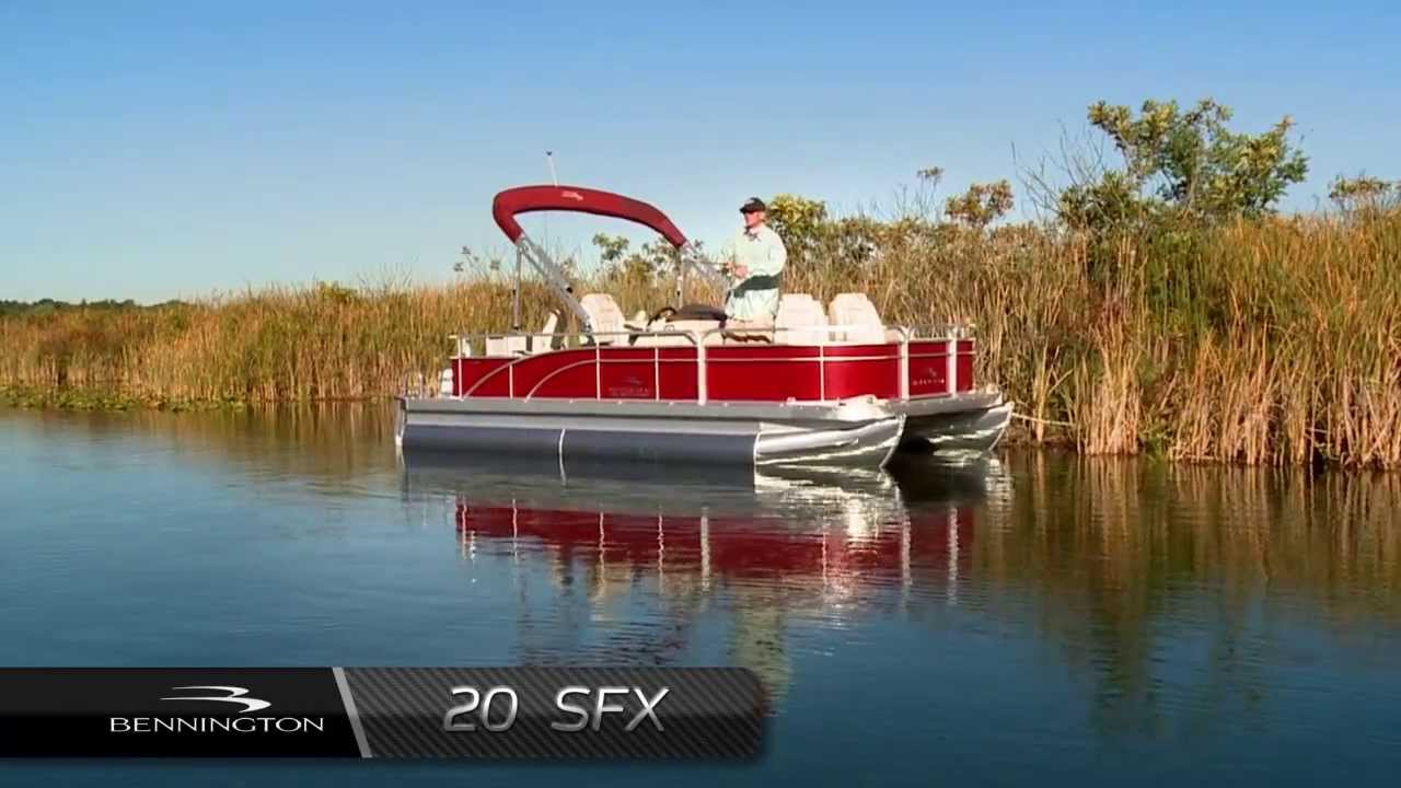 2014 Bennington 20 SFX Pontoon Boat - YouTube