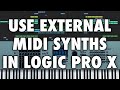 Logic pro x  use external midi synthesizers and instruments