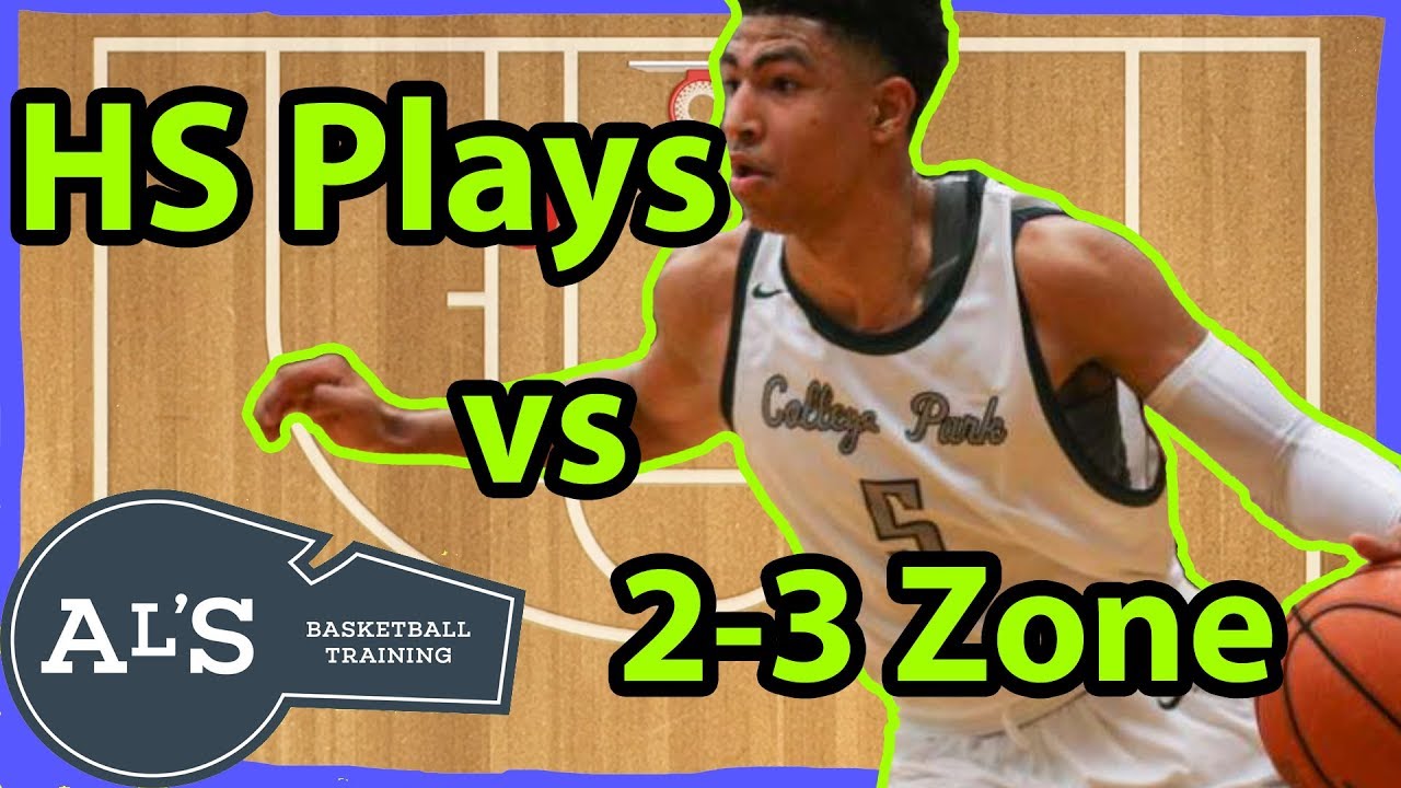 High School Basketball Plays vs 2-3 Zone Defense - YouTube