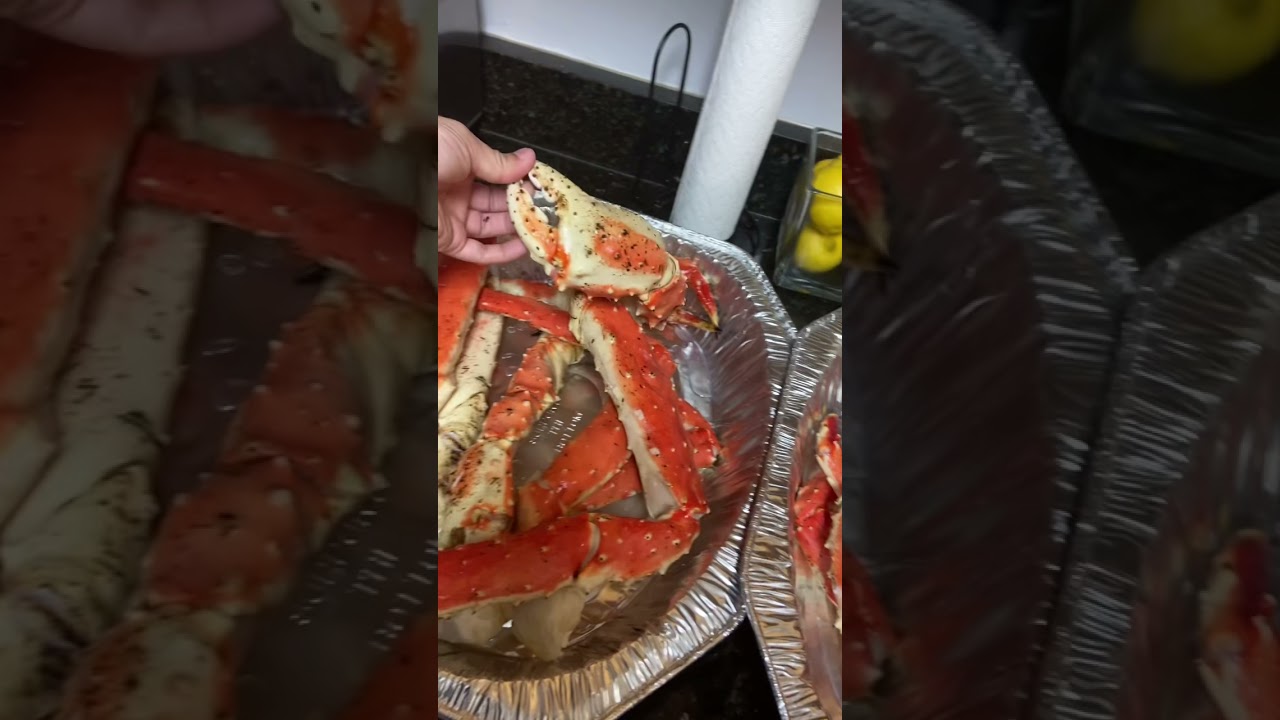 King crab legs from Costco