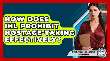 How Does IHL Prohibit Hostage-Taking Effectively? - International Humanitarian Law Experts