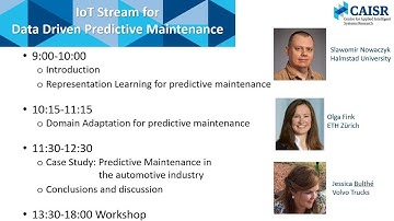 ECML 2020 Tutorial IoT Stream for Data Driven Predictive Maintenance