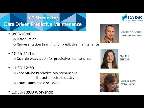 ECML 2020 Tutorial IoT Stream for Data Driven Predictive Maintenance