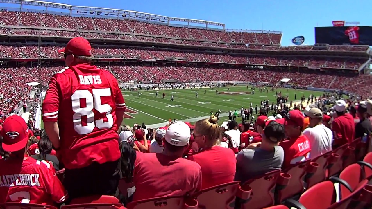 San Francisco 49ers First Game at Levi's Stadium - YouTube