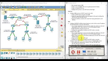 1.4.1.2 Packet Tracer - Skills Integration Challenge OSPF