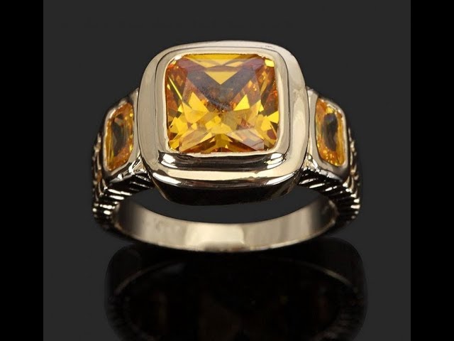 Akshita gems Certified Unheated Untreatet 5.25 Ratti 4.50 Carat A+ Quality  Natural Yellow Sapphire Pukhraj Gemstone Ring For Women's and Men's :  Amazon.in: Fashion