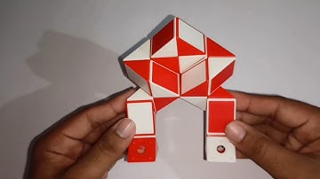 Make a Robo with Snake Cube 24 pieces | Snake Cube Patterns