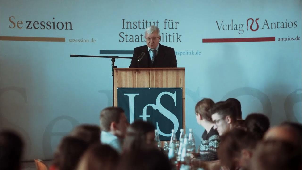 Die Rückkehr des Mythos Vortrag von Dr Thor v Waldstein auf der