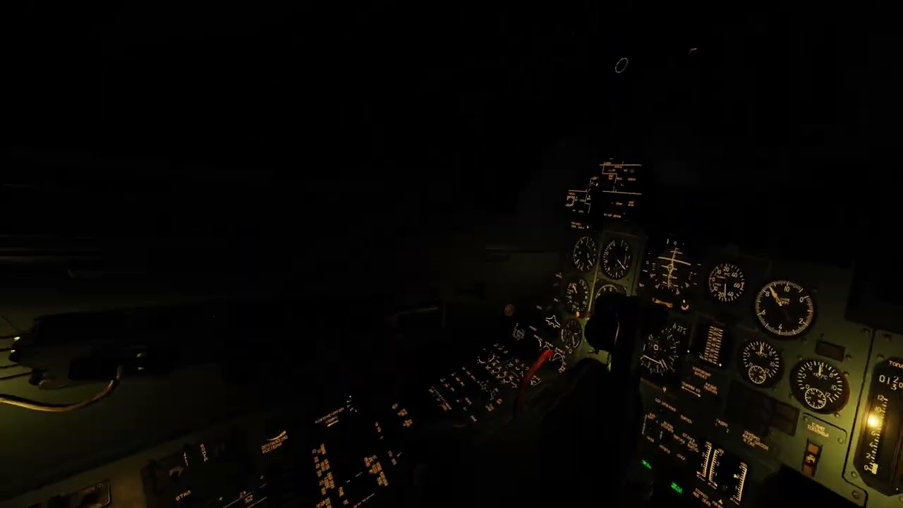 DCS Су-33, посадка ночью без КГМ с боковым ветром и плохой погодой